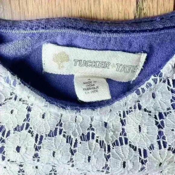 Tucker + Tate Girls Lace and Pineapple Dress Size 4 - Picture 7 of 8